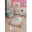 Tapis bleu / blanc Powellsville-883667411