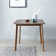 Glaskowski 27.6"L Mid-Century Modern Solidwood Dining Table