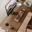 Bureau moderne et simple en bois massif-136012582
