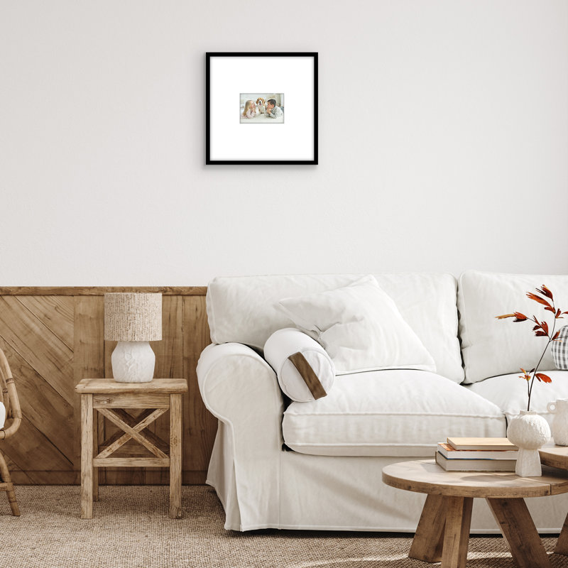 Picture Frame with Oversized Mat - Gallery-Style Frames for Photos or Artwork - Multiple Sizes, 14" x 14"