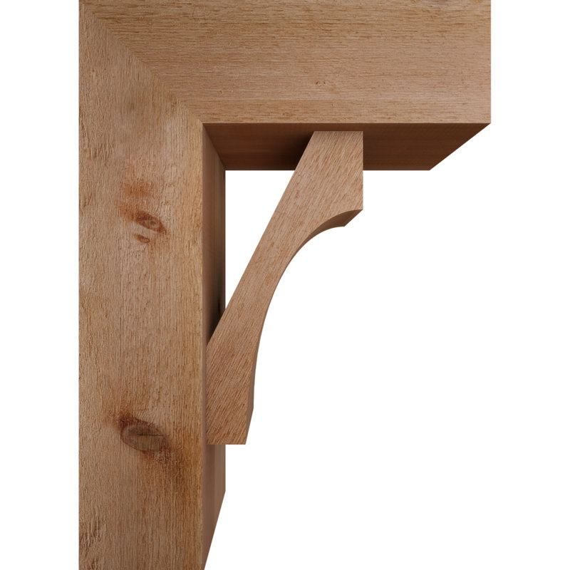Support Westlake Block avec support décalé, 28 x 20, Cèdre rouge occidental de l 8 po (scié brut)