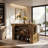 55-Inch Bar Table with Storage