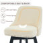 Tabouret de comptoir pivotant et tabourets de bar rembourrés avec dossier complet et structure en bois massif-1652954072-1653261358