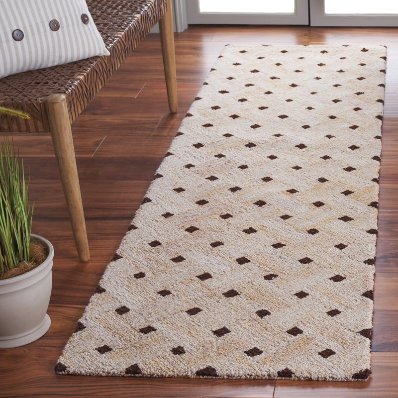 Keydon Hand Tufted Performance Geometric Rug, Runner 2'3" x 8'