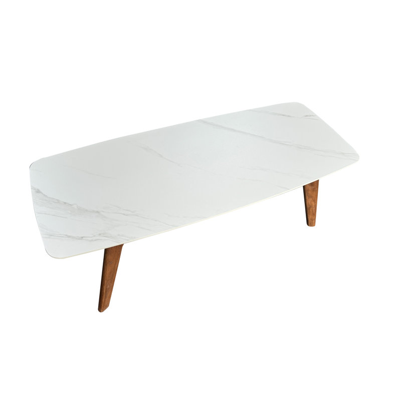 Ensemble de table de salon Ginevia, Noyer