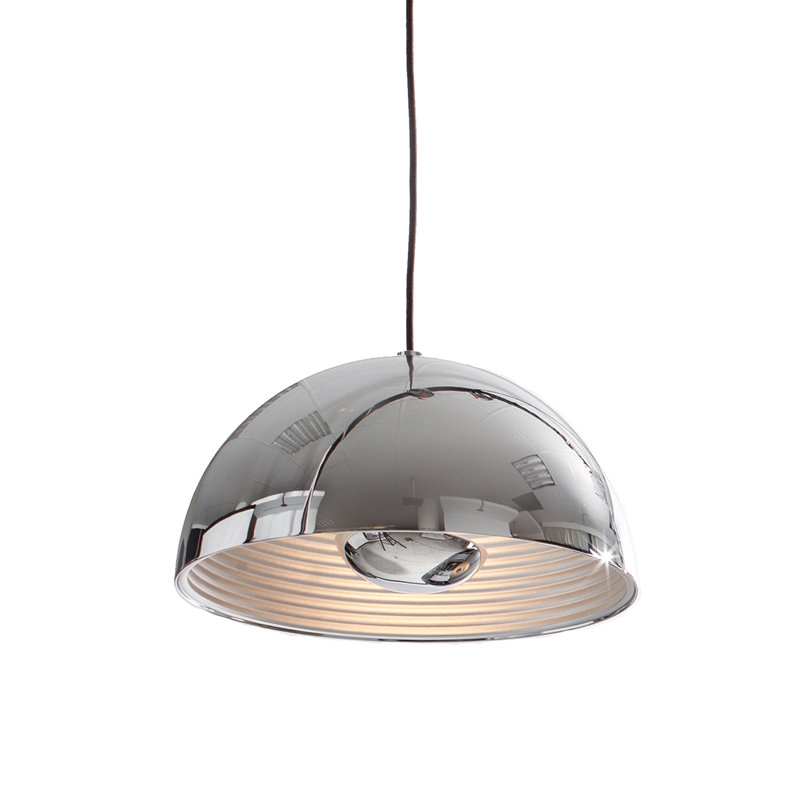 Dome 1 - Light Pendant, Chrome, 78.7" H x 19.7" W x 19.7" D