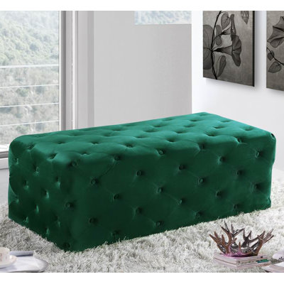Paz Velvet Ottoman