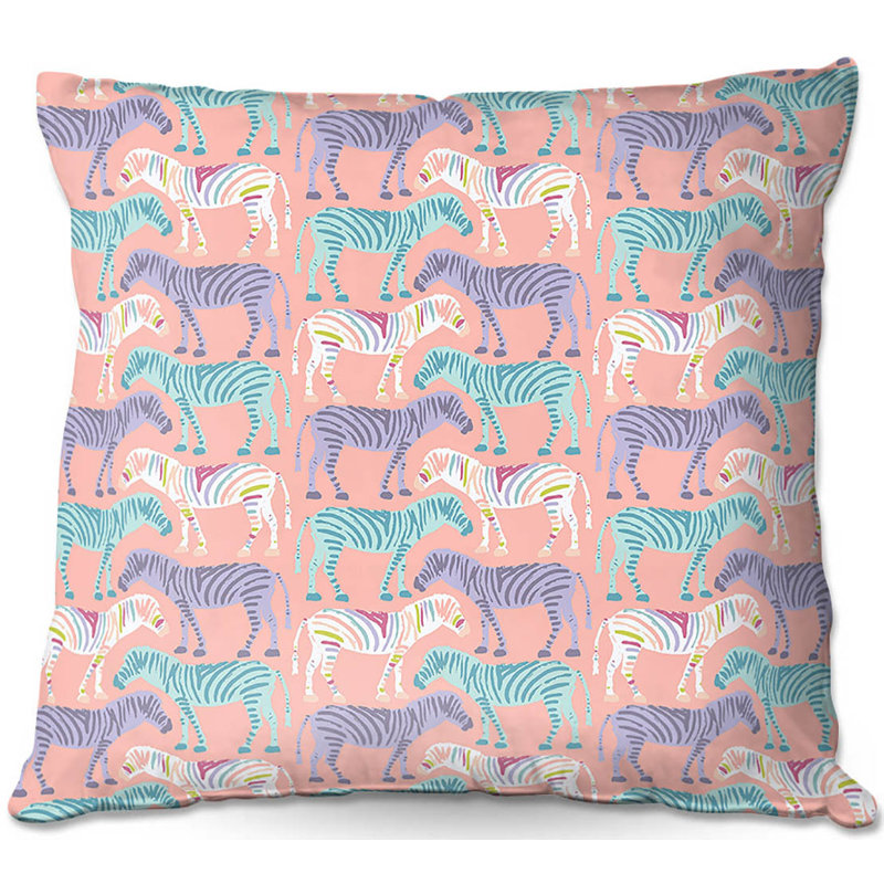  Housse de coussin Couch Zebras, 18 po x 18 po