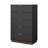 31.5" Wide Modern Chest Of Drawers With Lighting,Fluted Dresser For Bedroom With 5 Drawers-987009756
