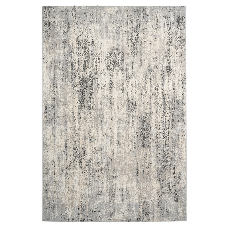 Salsa Abstract Area Rug, Grey/Brown/Blue, Rectangle 200 x 290cm