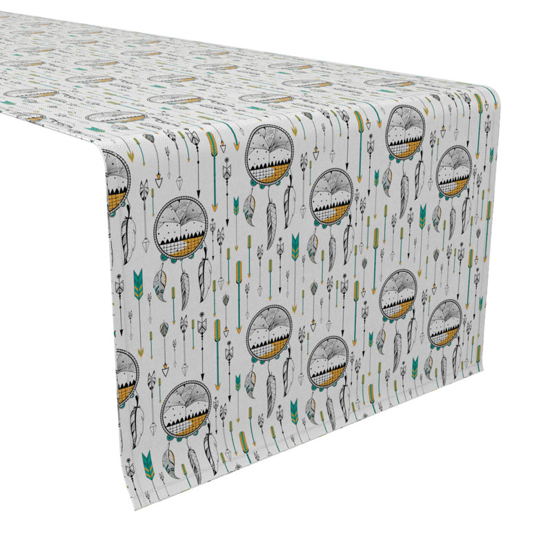 Rectangular Cotton Twill Table Runner, 108" L x 16" W