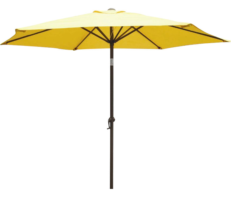 Parasol de marché 8 pi 1,5 po Patson, Jaune