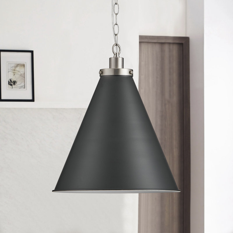 Luminaire suspendu conique à 1 lumière Massi