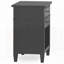 Carlton - Table de chevet - Noir