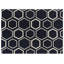 Flatweave flatweave New Zealand Wool Navy/White Area Rug