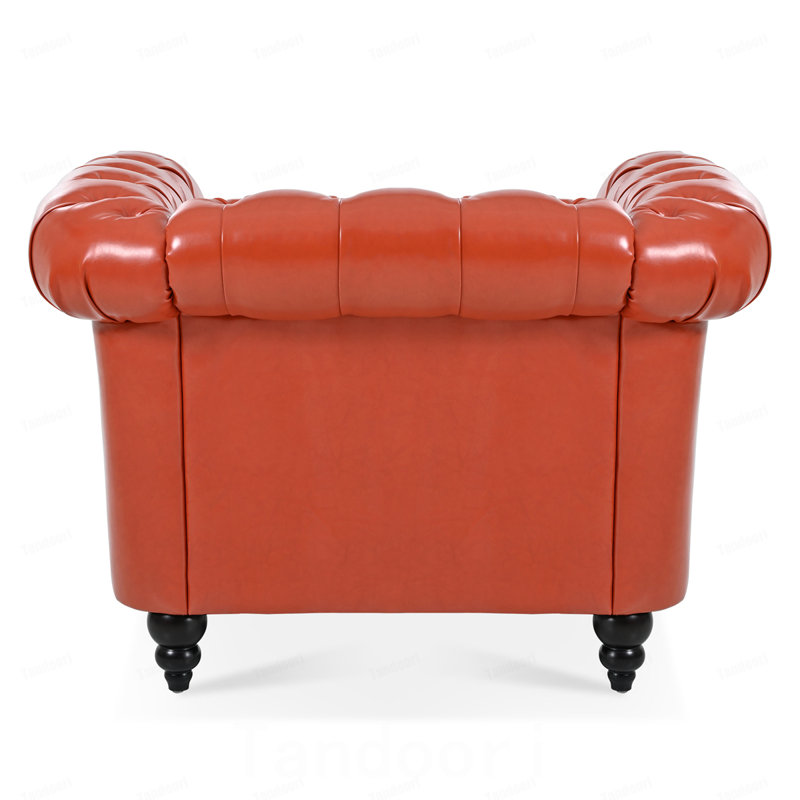 Sofa 1 place pour salon, Orange