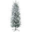 Arbre de Noël artificiel enneigé, 6 pi
