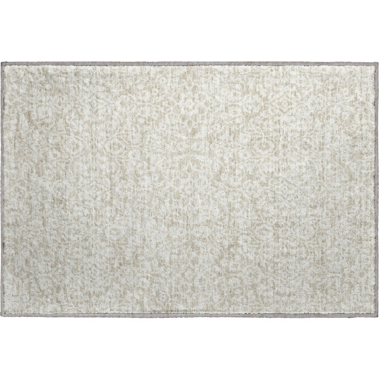 Premium Machine Washable Prisco Beige Rug