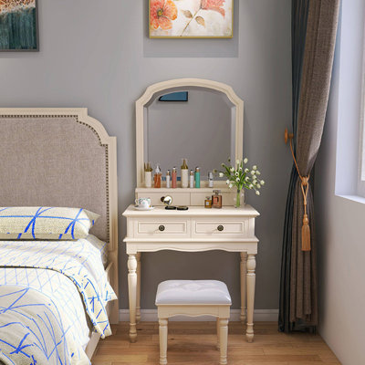 Coiffeuse 31,5 "de style américain avec miroir