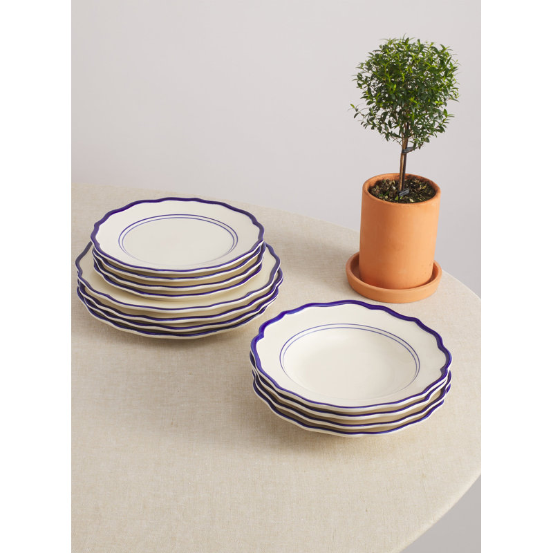 Jane Stoneware Dinnerware Set - Service for 4