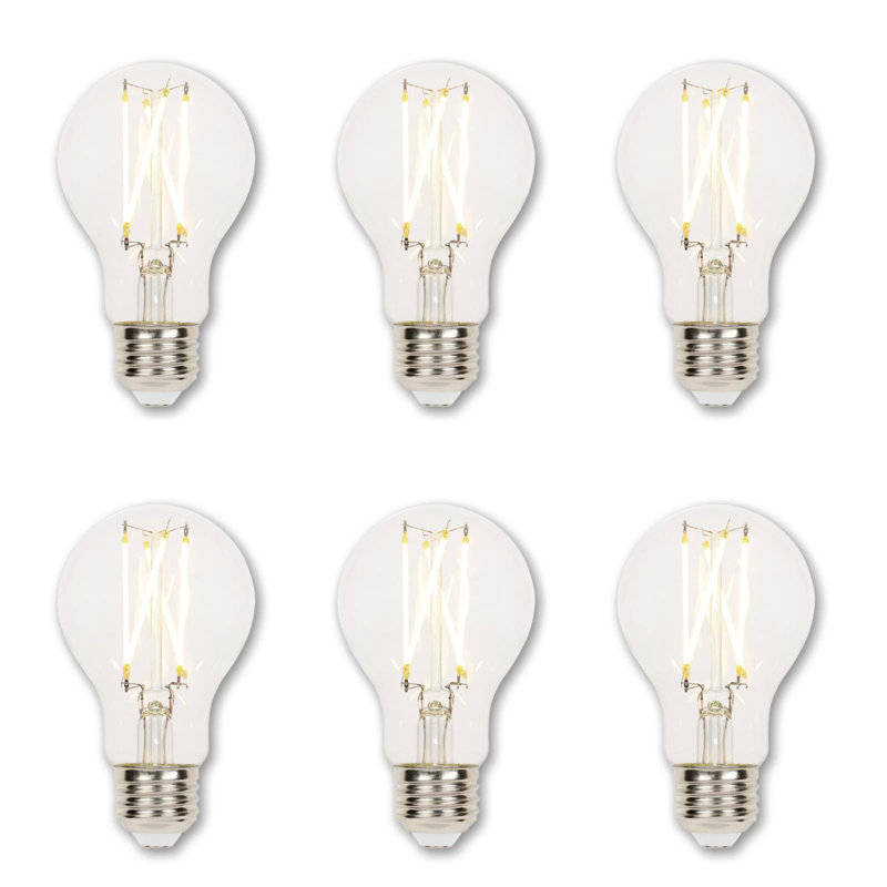9 Watt (60 Watt Equivalent), A19 LED, Dimmable Light Bulb, Warm White (2700K) E26/Medium (Standard) Base