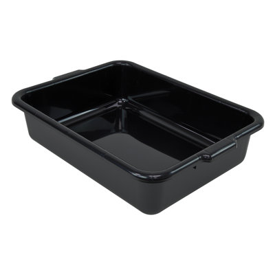 Bussing Tub, flat bottom, polypropylene, NSF, case of 12