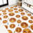 Kaue Citrus Slice High-Low Orange/Cream Indoor/Outdoor Rug-185882684