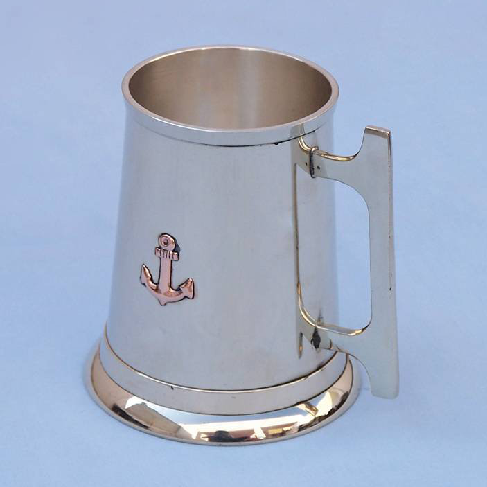 Violette Copper Beer Mug, Brass