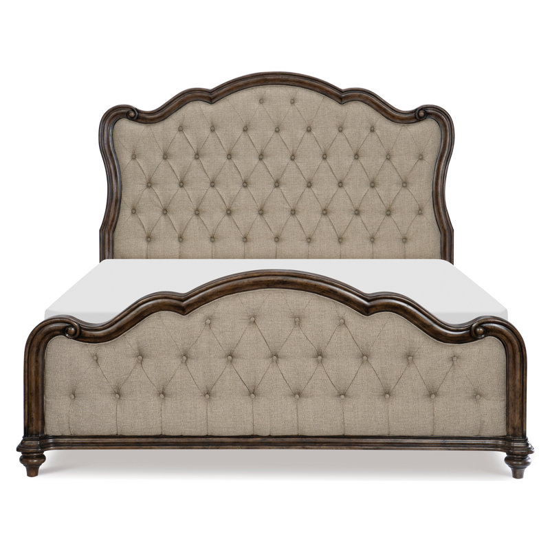 Koraljka Upholstered Platform Bed, Queen