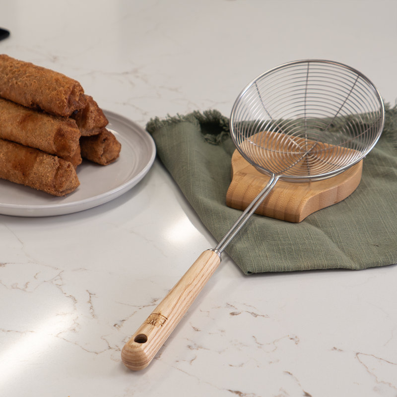Joyce Chen Deluxe Stainless Steel Spider Strainer, 15.6"