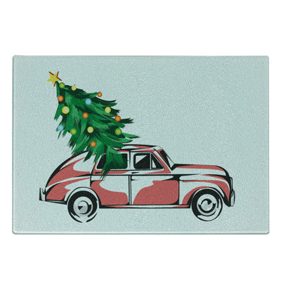 East Urban Home Glass Christam Cutting Board