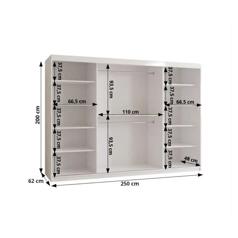 Boheng 3 Door Wardrobe