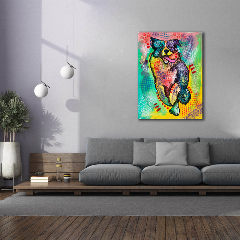 Toile épique Graffiti «On My Way» par Dean Russo, 40 po x 54 po