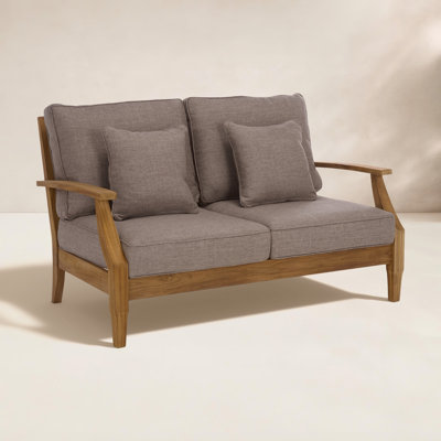 Clairmont 56" Teak Patio Loveseat