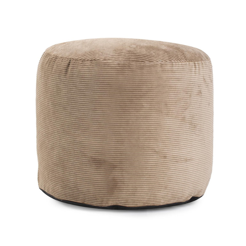 Fipps Pouf Tall Pana Sand, Brown Polyester