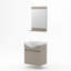 Ensemble de meuble-lavabo simple avec miroir Alastair-736835555