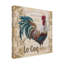 Deagen, «Le Coq 4», affiche vintage sur toile tendue-30355116