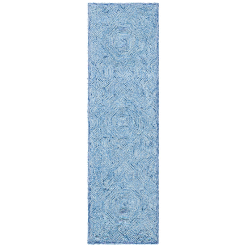 Ahmonie Hand Tufted Wool Abstract Rug, Runner 2'3" x 8'