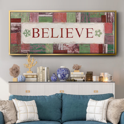 Believe - toile encadrée