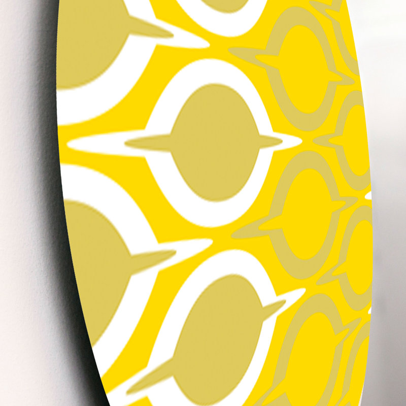 Motif jaune - ensemble de 3 impressions non encadrées