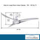 52" Wave 3 - Blade LED Propeller Ceiling Fan with Remote Control and Light Kit Included
