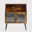 SIDEBARD, Bufft Cabinet, Table de salle à manger d'appoint, Porte en verre, 1 pièce par NTC, industriel-401345642