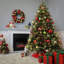 Nordic 7.5' Green Spruce Artificial Christmas Tree with 900 Clear Incandescent Lights with Stand-1906611487