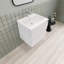 Meuble-lavabo flottant moderne simple Alcester Ivy Bronx-821752248