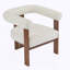 Chaise d'appoint moderne rembourrée avec accoudoirs ronds-129859777-129859779