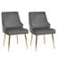 Ensemble de 2 chaises d'appoint Hengming-1460866483