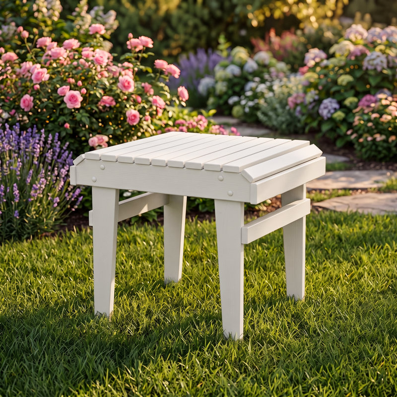 Table d'appoint Weathercraft Adirondack, bois massif de pin traité sous pression avec finition résistante aux intempéries, 15 options de couleurs Sherwin-Williams, entièrement assemblée, fabriquée aux États-Unis