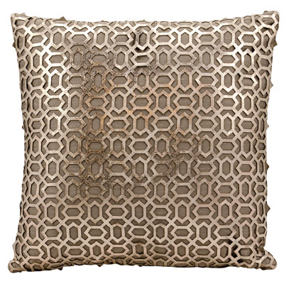 Laser Geometric Throw Pillow
