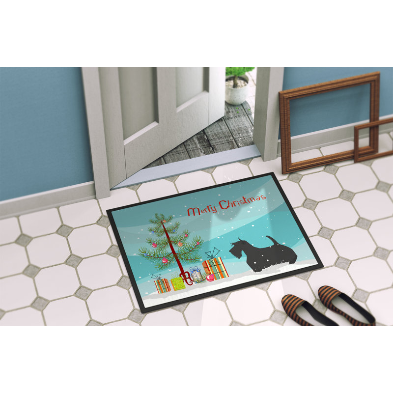 Non-Slip Christmas Indoor Doormat, Rectangle 2' x 3'