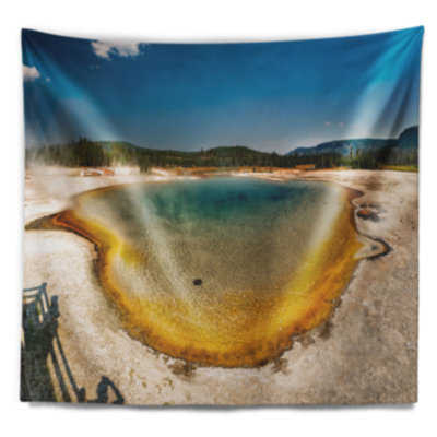 Tapisserie panoramique Schafer Yellowstone